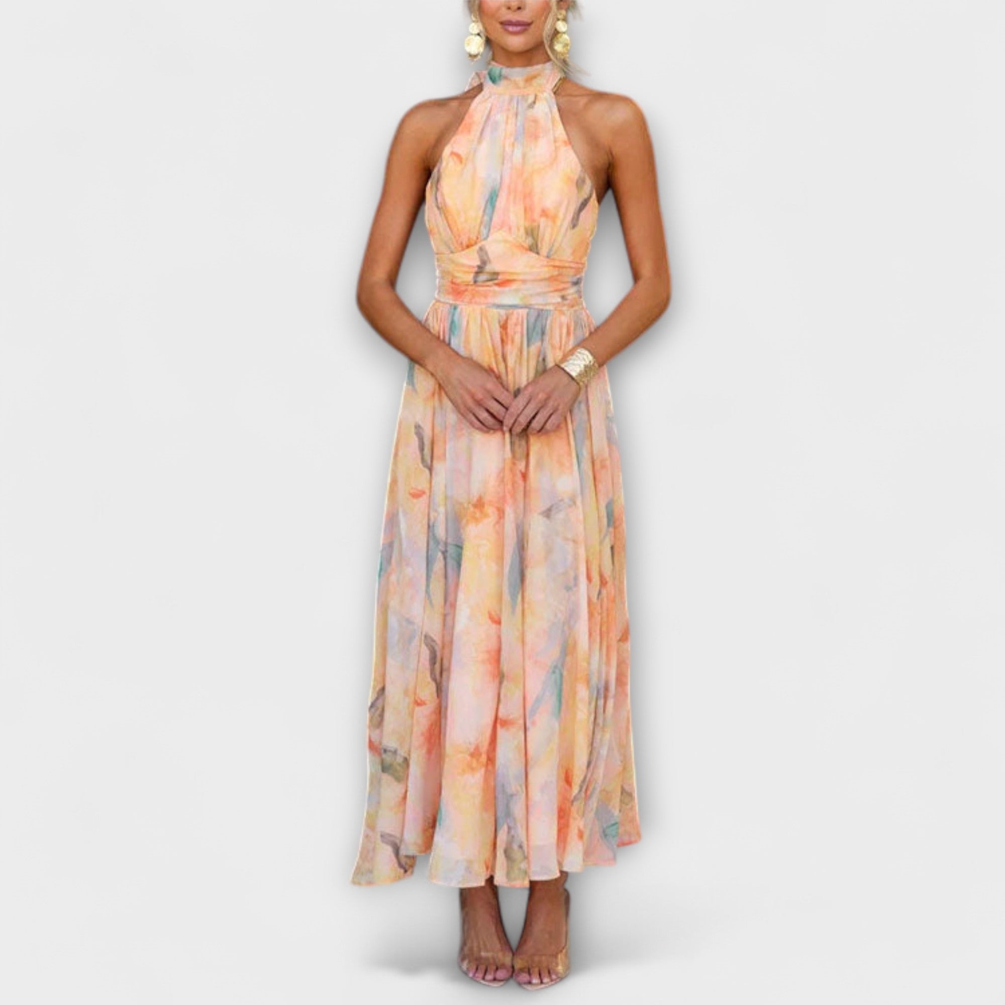 Varedo™ | Aquarel Maxi Kjole