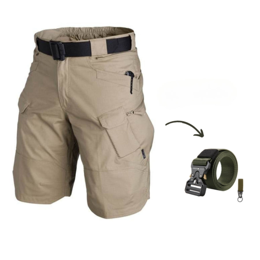 DAMIAN - CARGOSHORTS MED 7 LOMMER OG GRATIS BELTE
