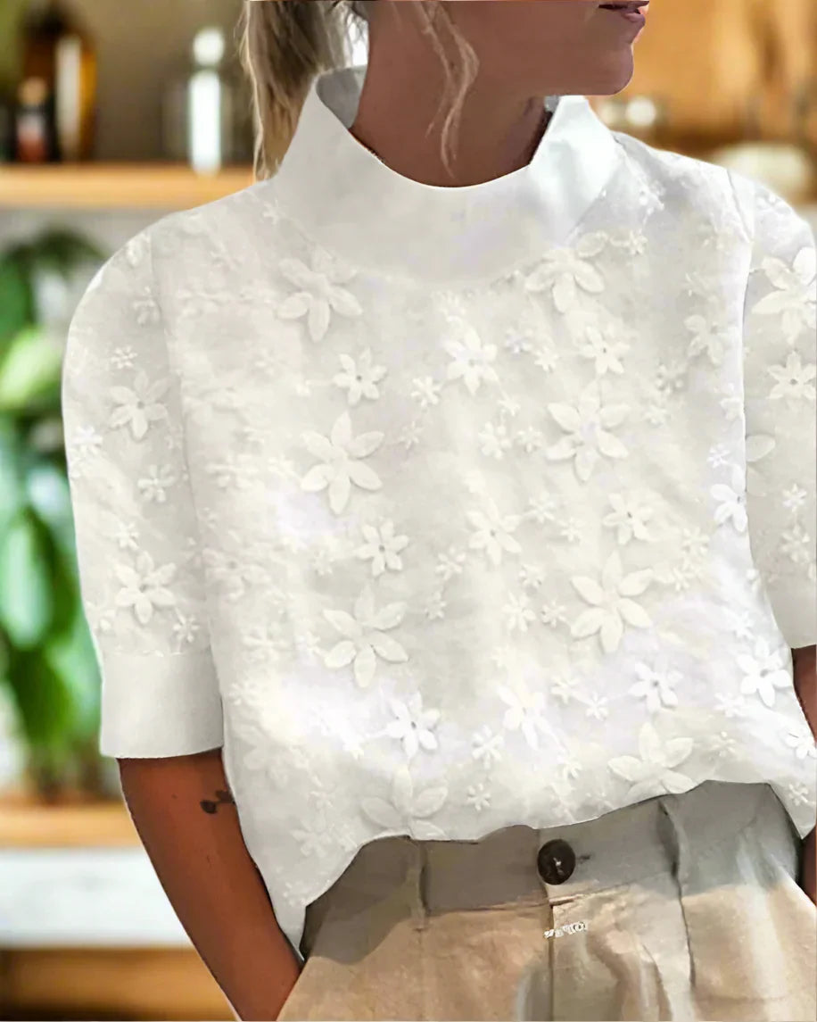 Varedo™ | Broderet Sommerbluse