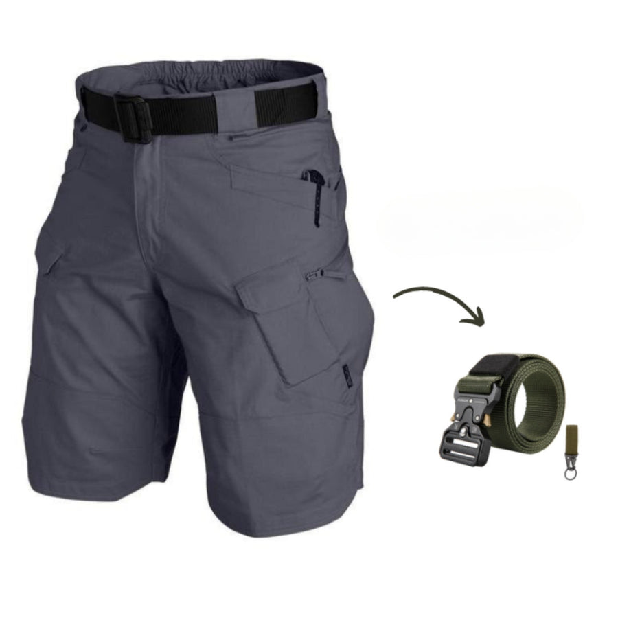 DAMIAN - CARGOSHORTS MED 7 LOMMER OG GRATIS BELTE
