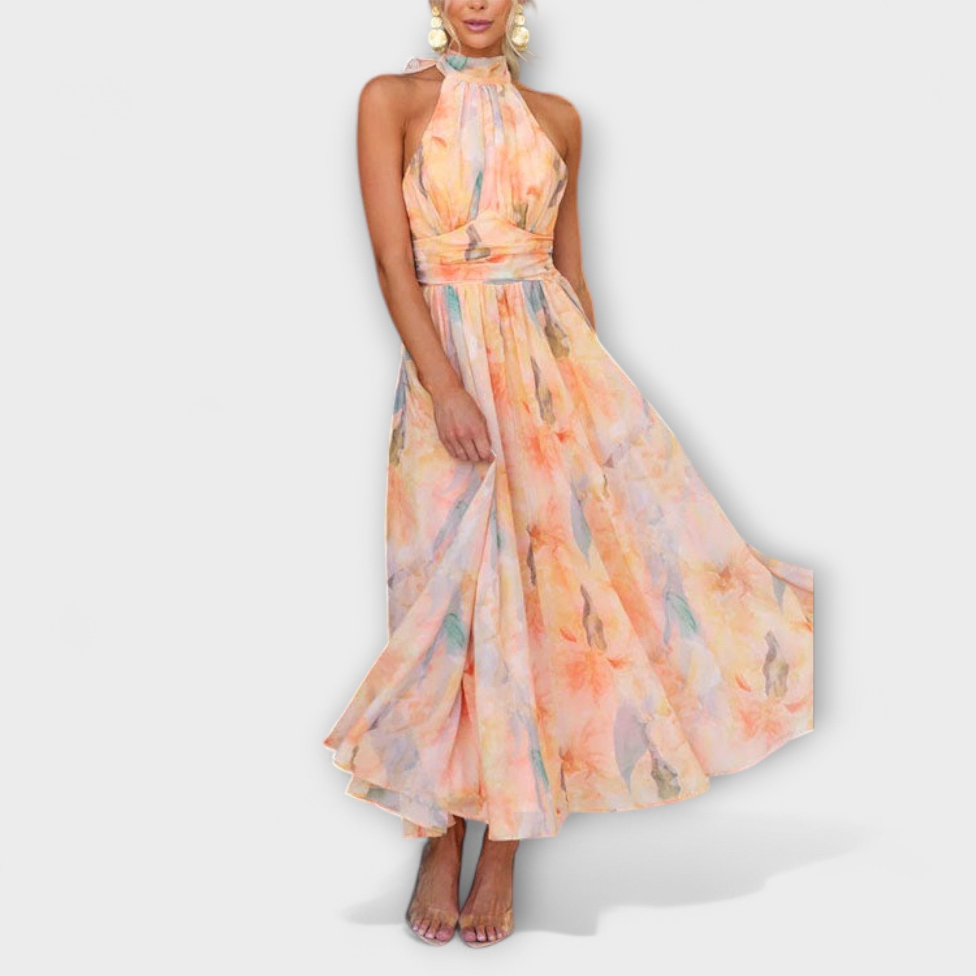 Varedo™ | Aquarel Maxi Kjole