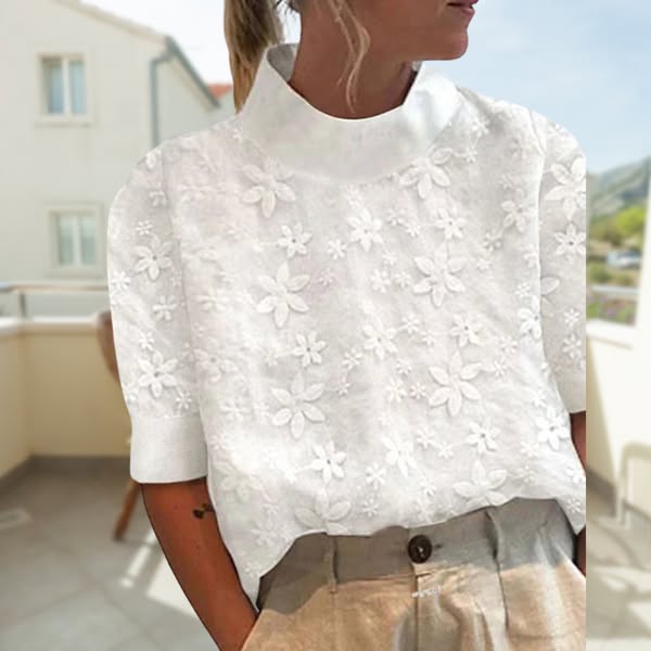 Varedo™ | Broderet Sommerbluse
