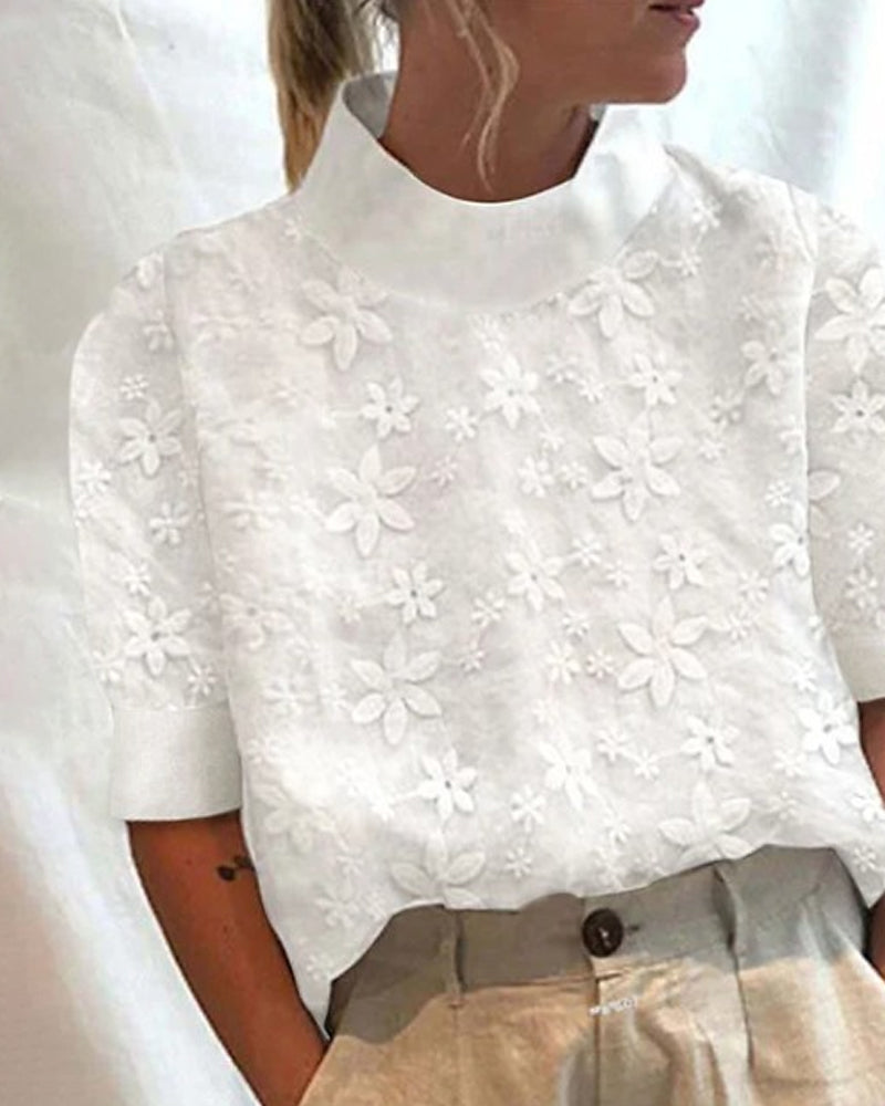 Varedo™ | Broderet Sommerbluse