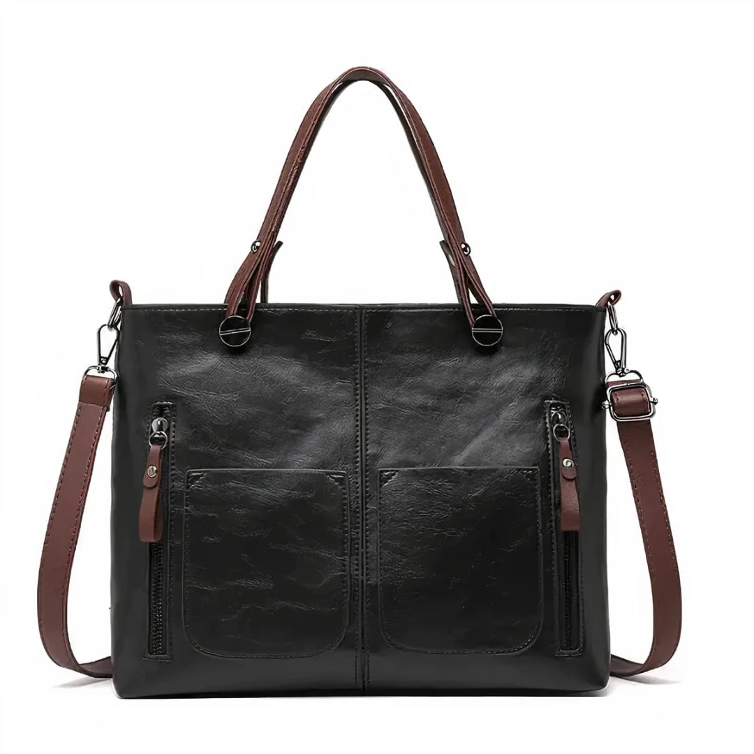Varedo™ | Vintage Læder Crossbody Taske