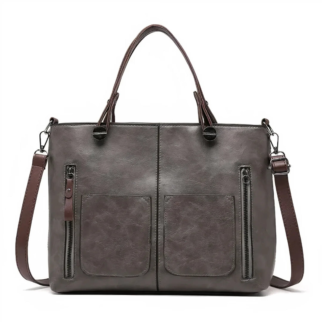 Varedo™ | Vintage Læder Crossbody Taske
