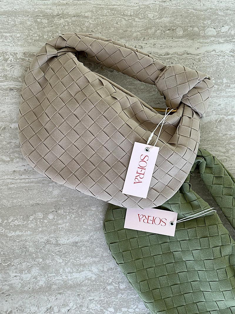 Varedo™ | Mini Suede Woven Taske