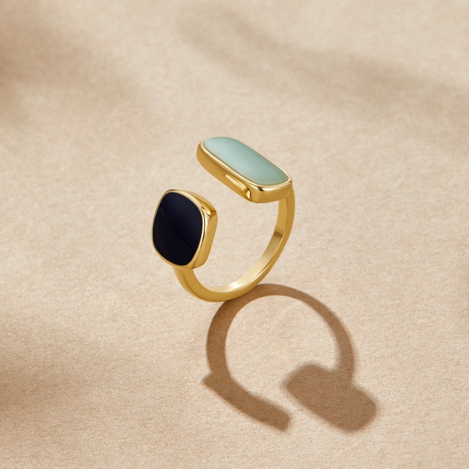 Indviklet Ring med Ametyst
