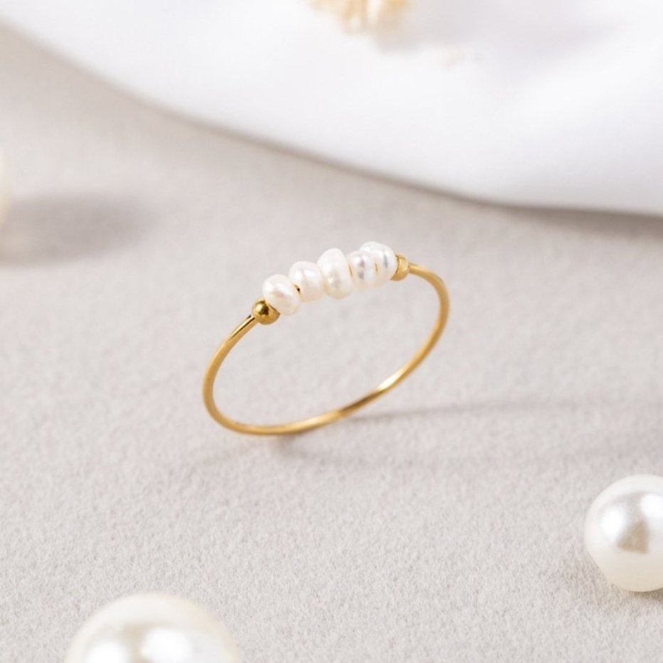 Grace - Ring med ferskvandsperler