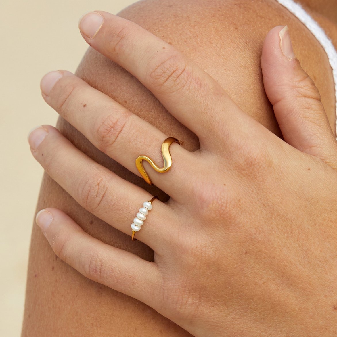 Grace - Ring med ferskvandsperler