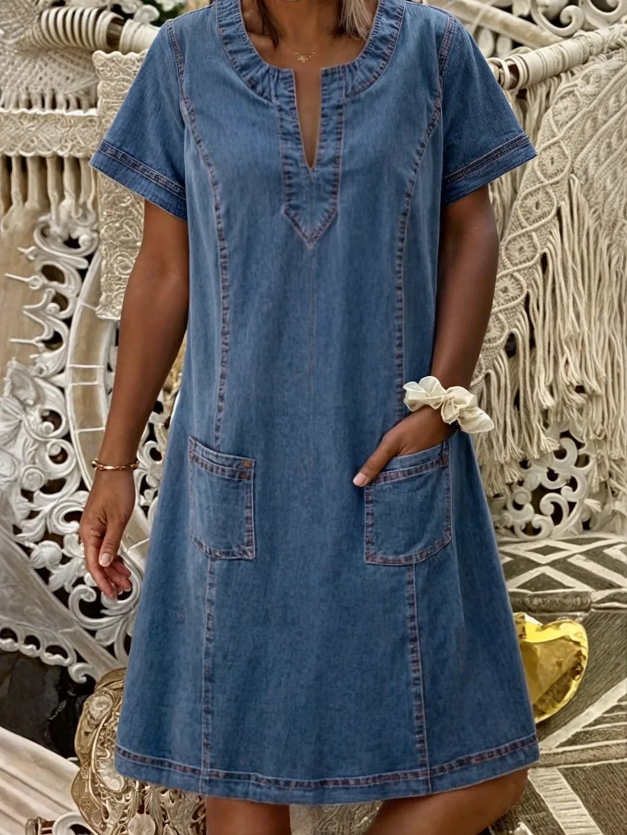 Varedo™ | Denim Kjole