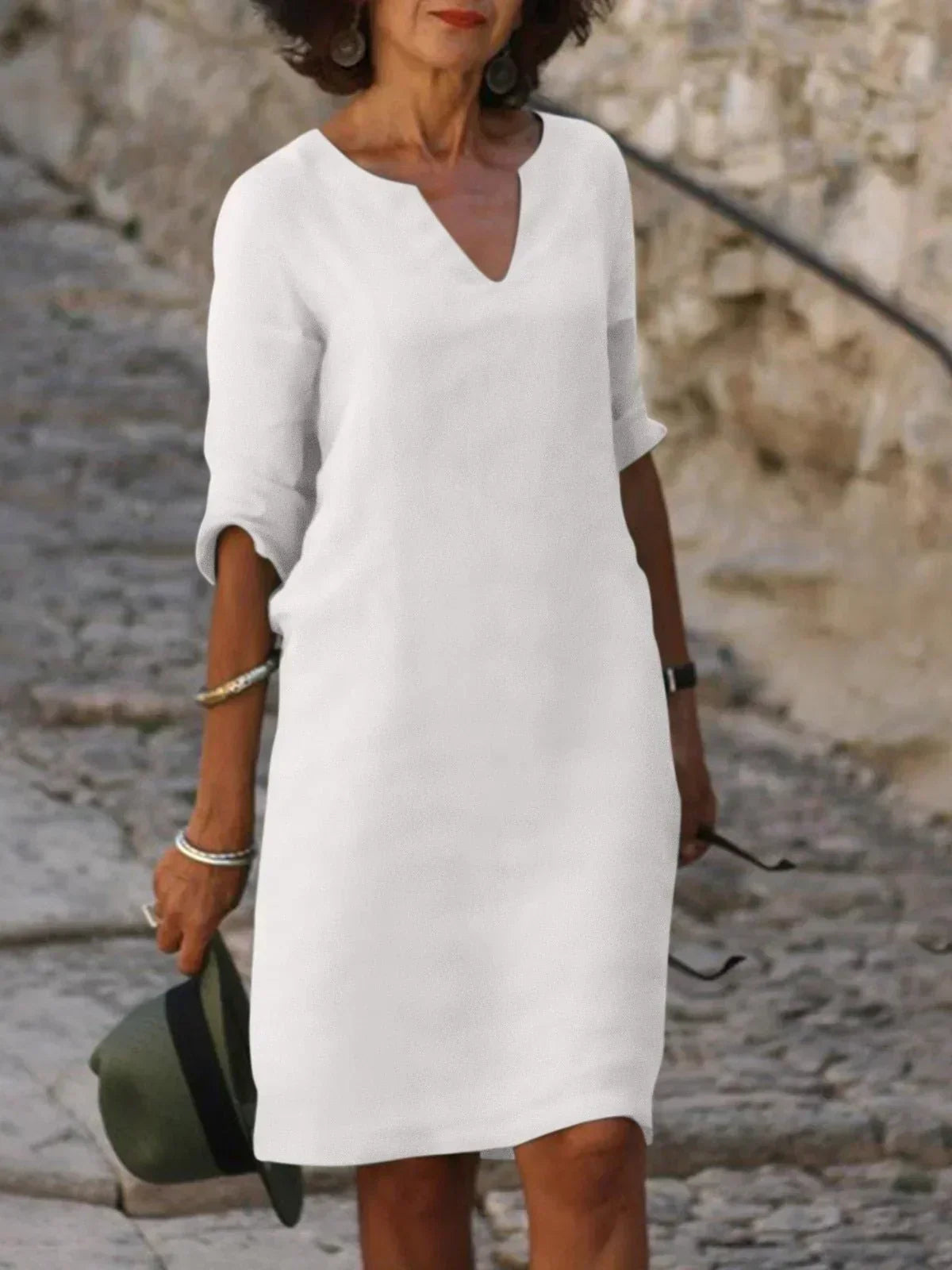 Josette™ | Elegant kjole med V-udskæring